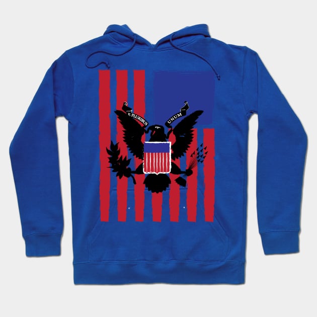 Stars & Stripes Collection: E.P.U. Hoodie by toddYoungONLINE